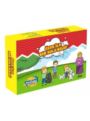 MAVİTİKLİ YAY Özge ile Bir Dolu Bilgi 10 Kitap